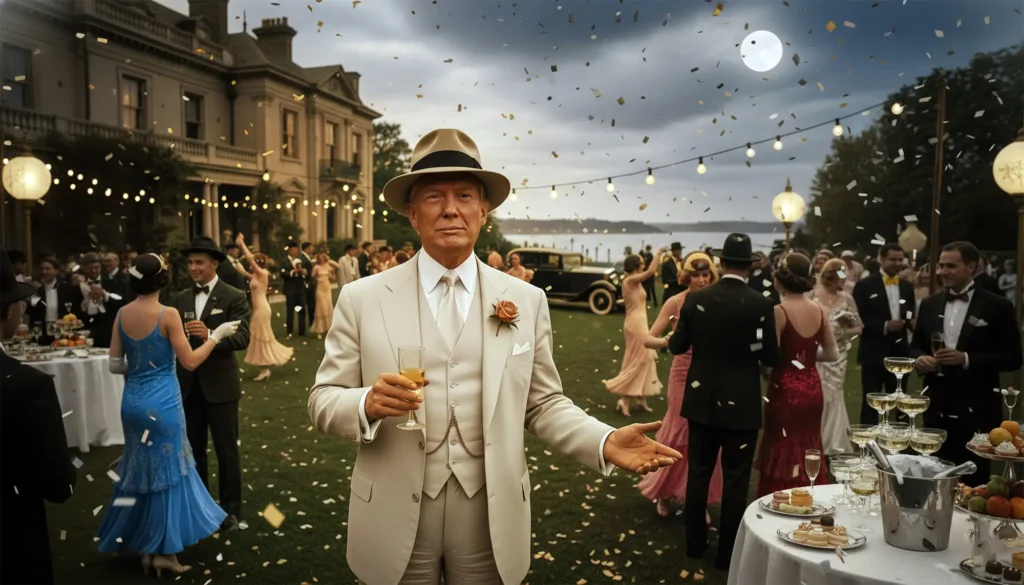 도널드 트럼프의 위대한 개츠비 핼러윈 파티