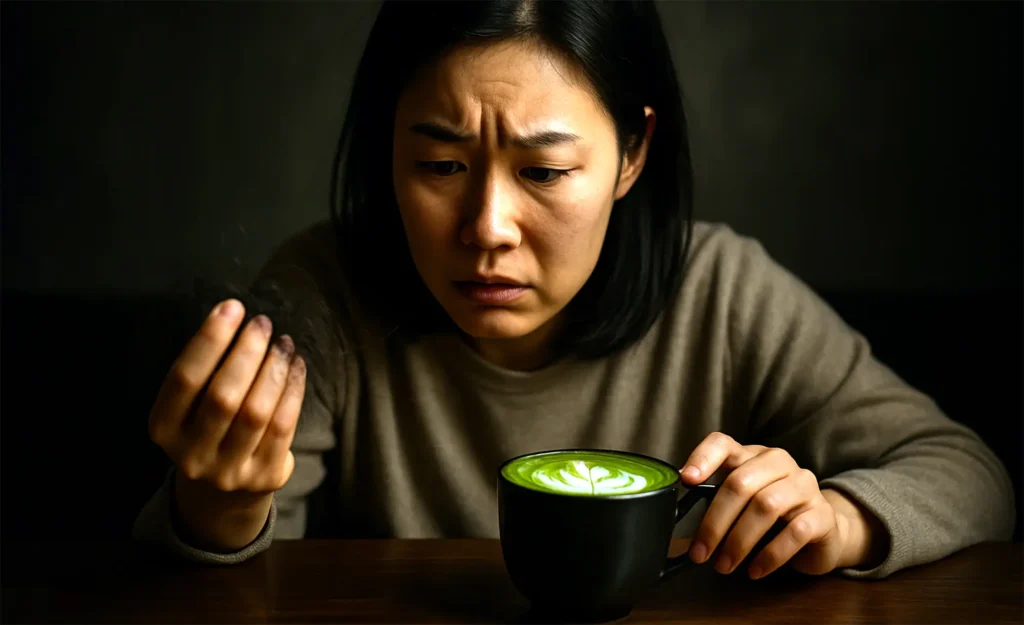 말차 탈모 논란