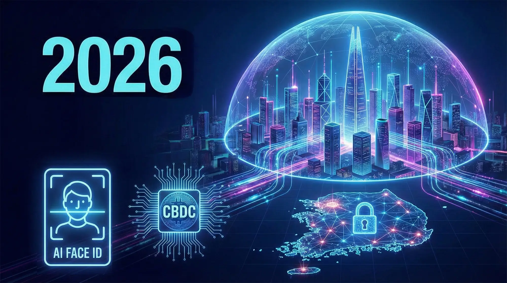 2026 대한민국 디지털 신기술, 안면인증 및 CBDC 도입에 관한 이미지