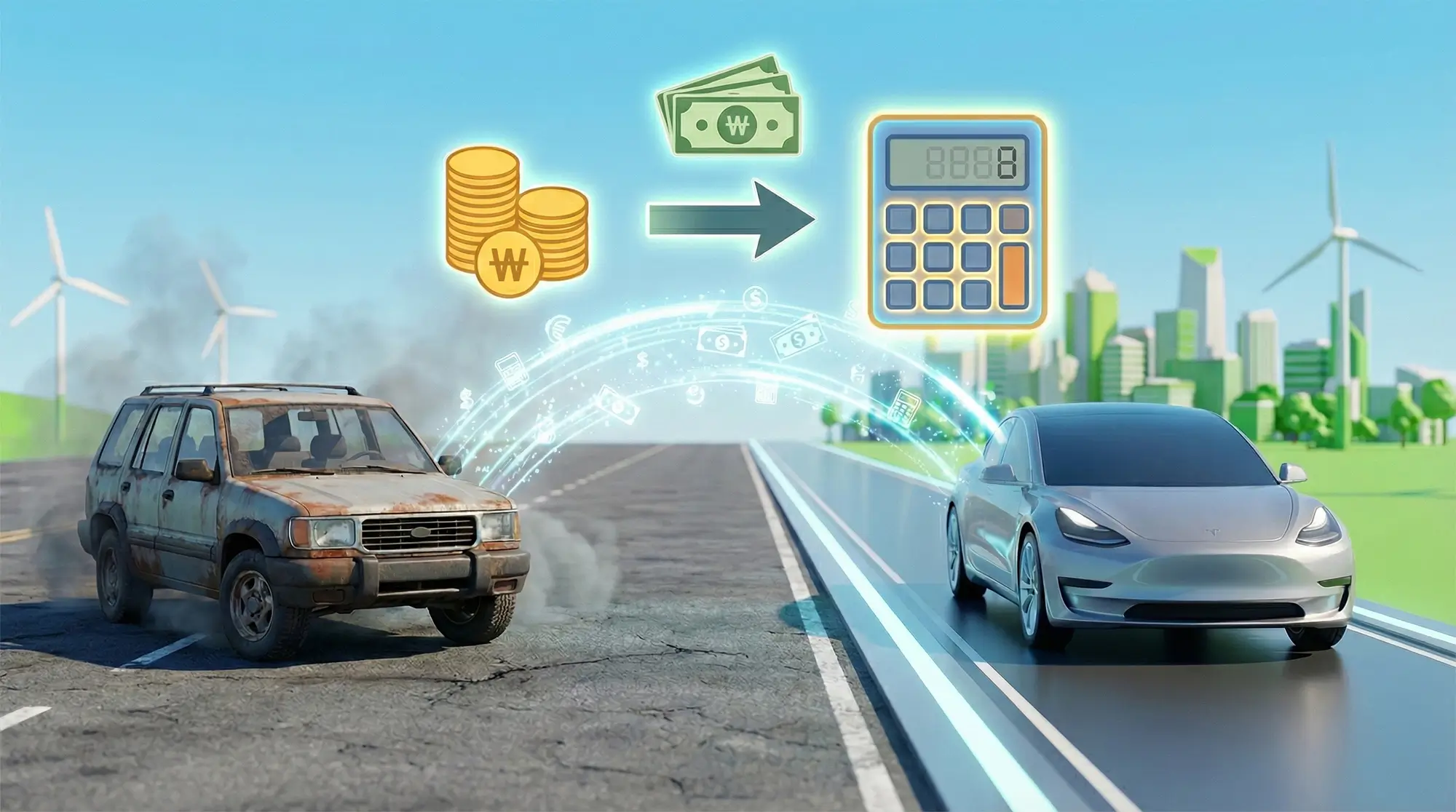 2026 전기차 보조금 및 전환지원금 완벽 가이드, 노후 경유차 조기폐차